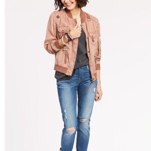 Peyton Jensen Utility Bomber Jacket